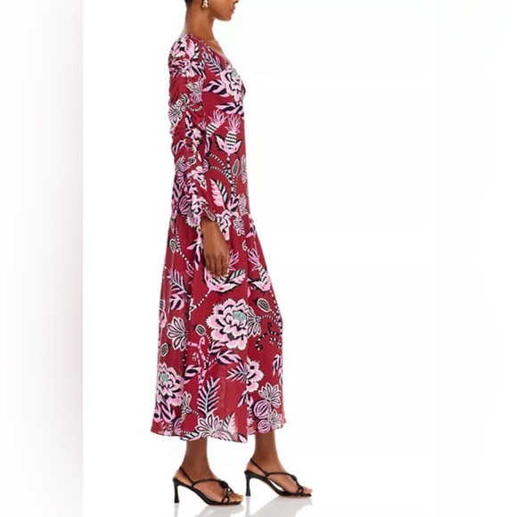 FARM Rio Pineapple Inspiration Gathered Dress  - M - Picture 4 of 16